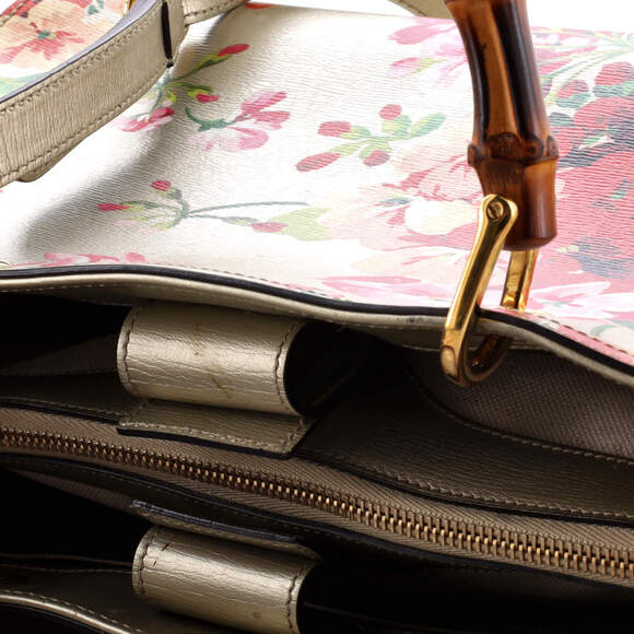 Gucci Bamboo Shopper Tote Blooms Print #165454G92B - Picture 8 of 10